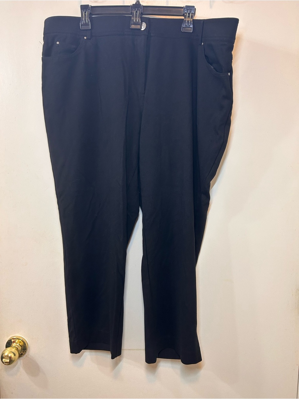 89th & Madison Black Women's Jeans-Style Dress Pants